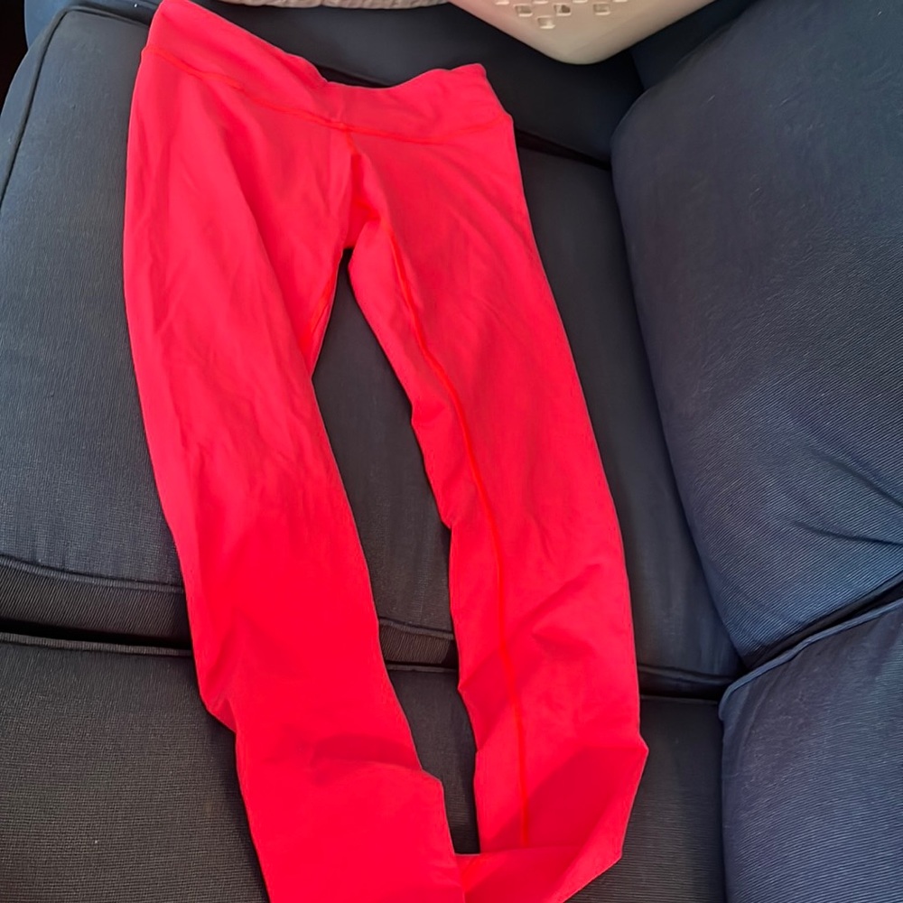 Pink Lulu Lemon size 6 leggings